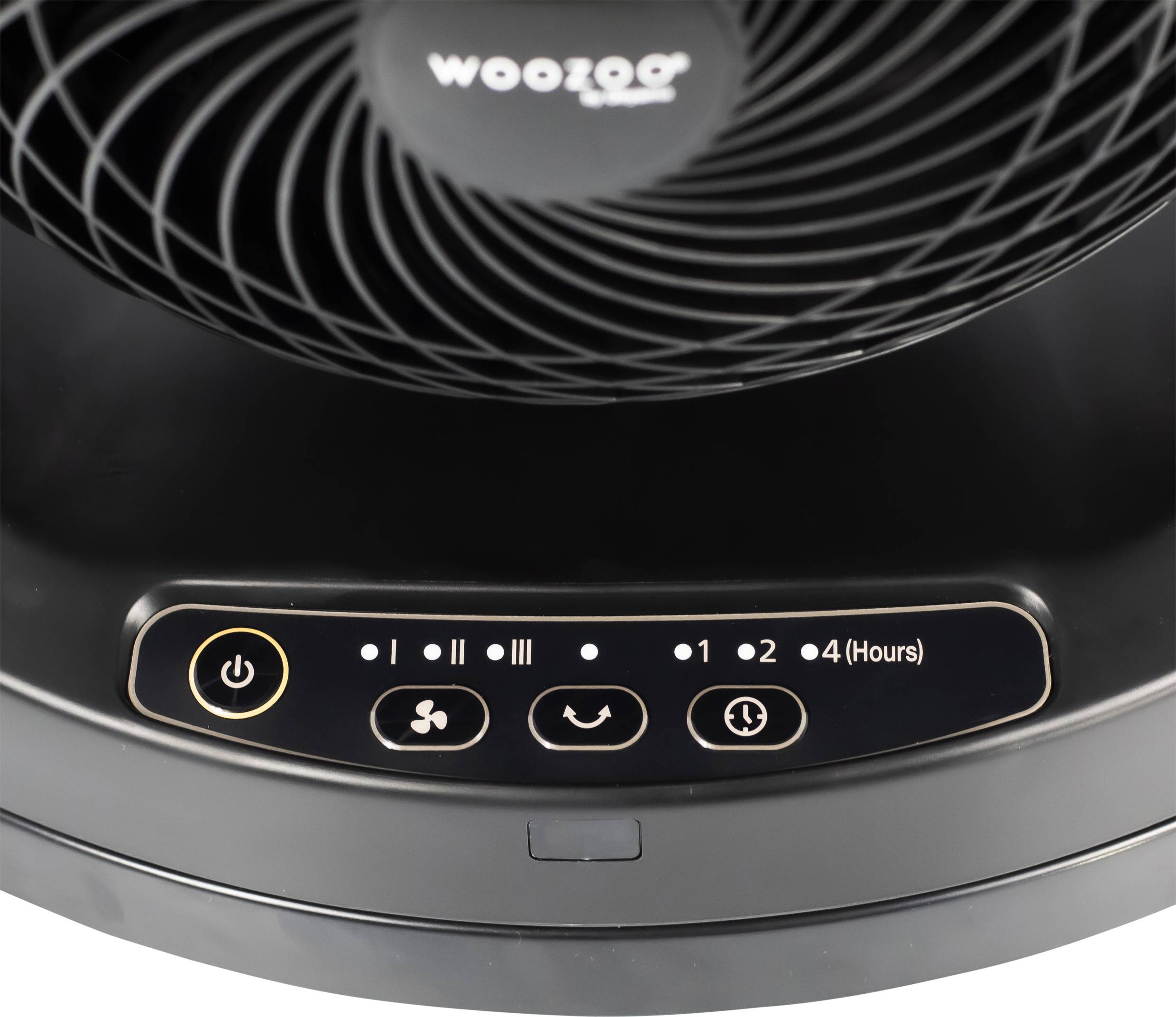 WOOZOO by Ohyama Tischventilator 49W (Ø x H) 291mm x 310mm Schwarz mit Fernbedienung, Timer