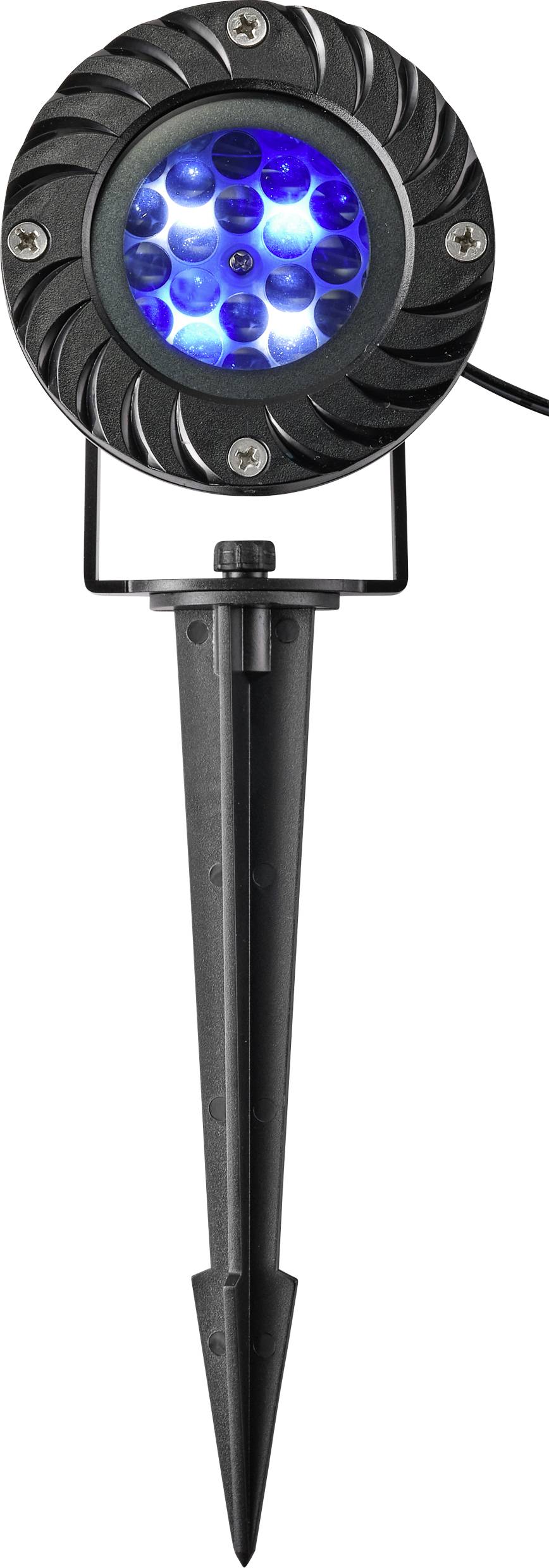 Garten Projektor Schneefall 2373334 Blau, Weiß Schwarz mit Animation, mit Erdspieß