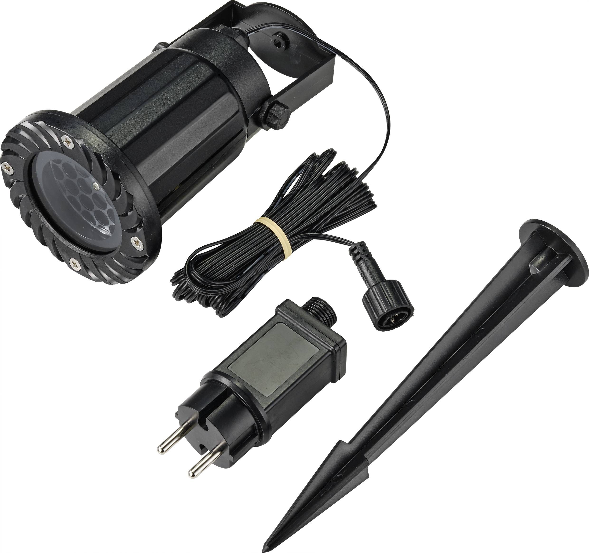 Garten Projektor Schneefall 2373334 Blau, Weiß Schwarz mit Animation, mit Erdspieß