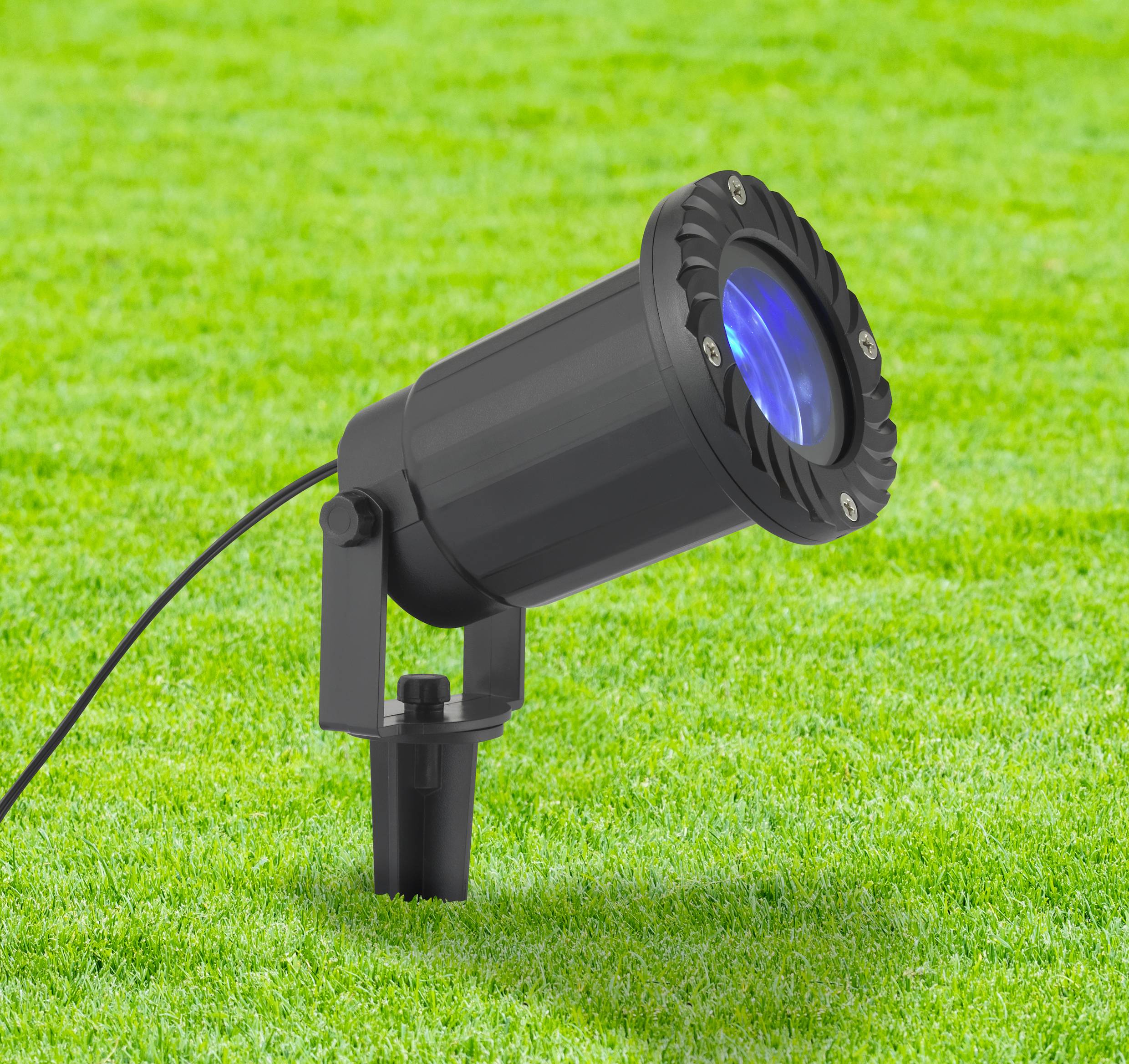 Garten Projektor Schneefall 2373334 Blau, Weiß Schwarz mit Animation, mit Erdspieß