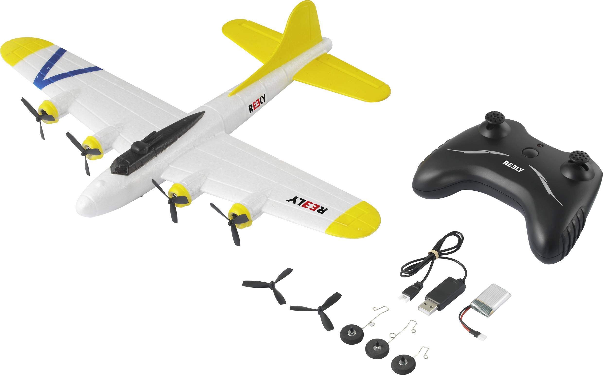 Reely Fortress RC Einsteiger Modellflugzeug RtF 460 mm