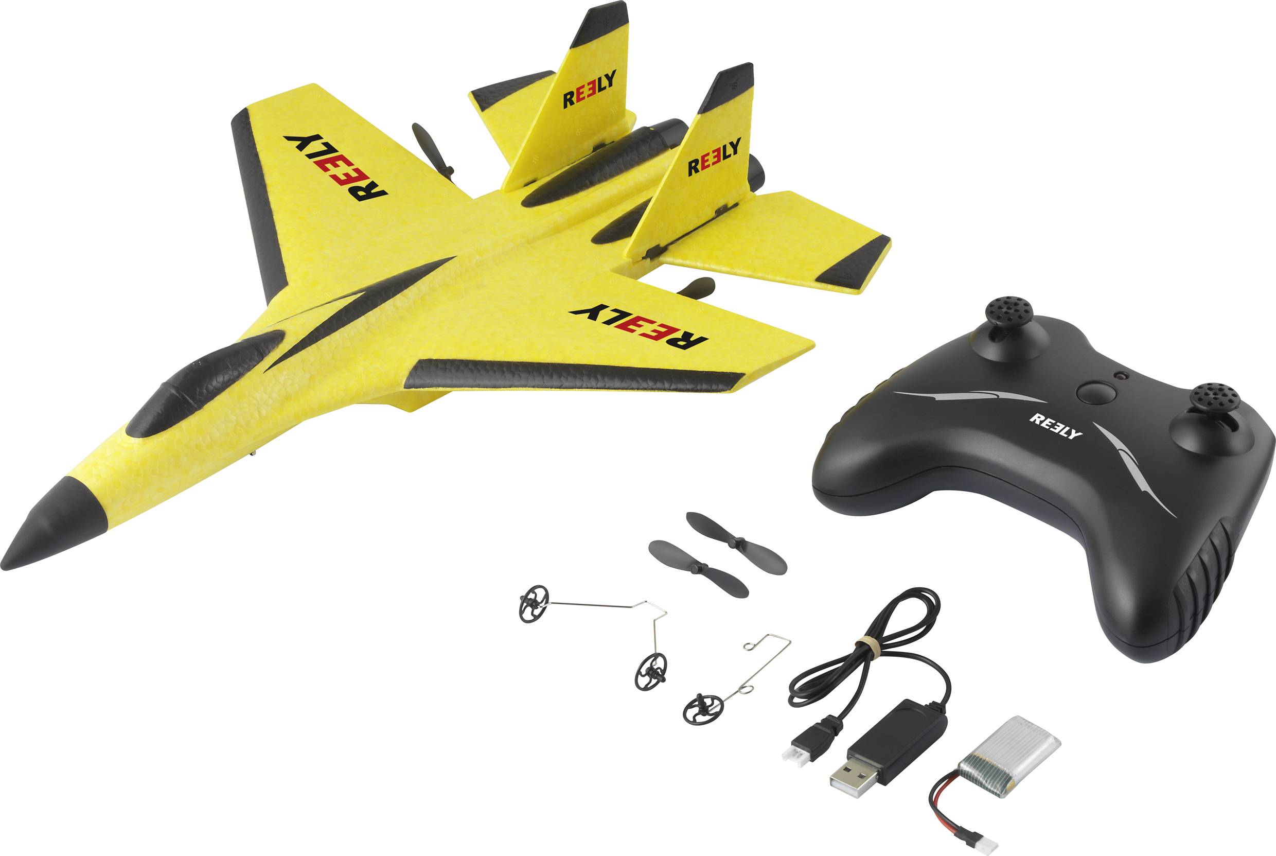 Reely Jet RC Einsteiger Modellflugzeug RtF 285 mm