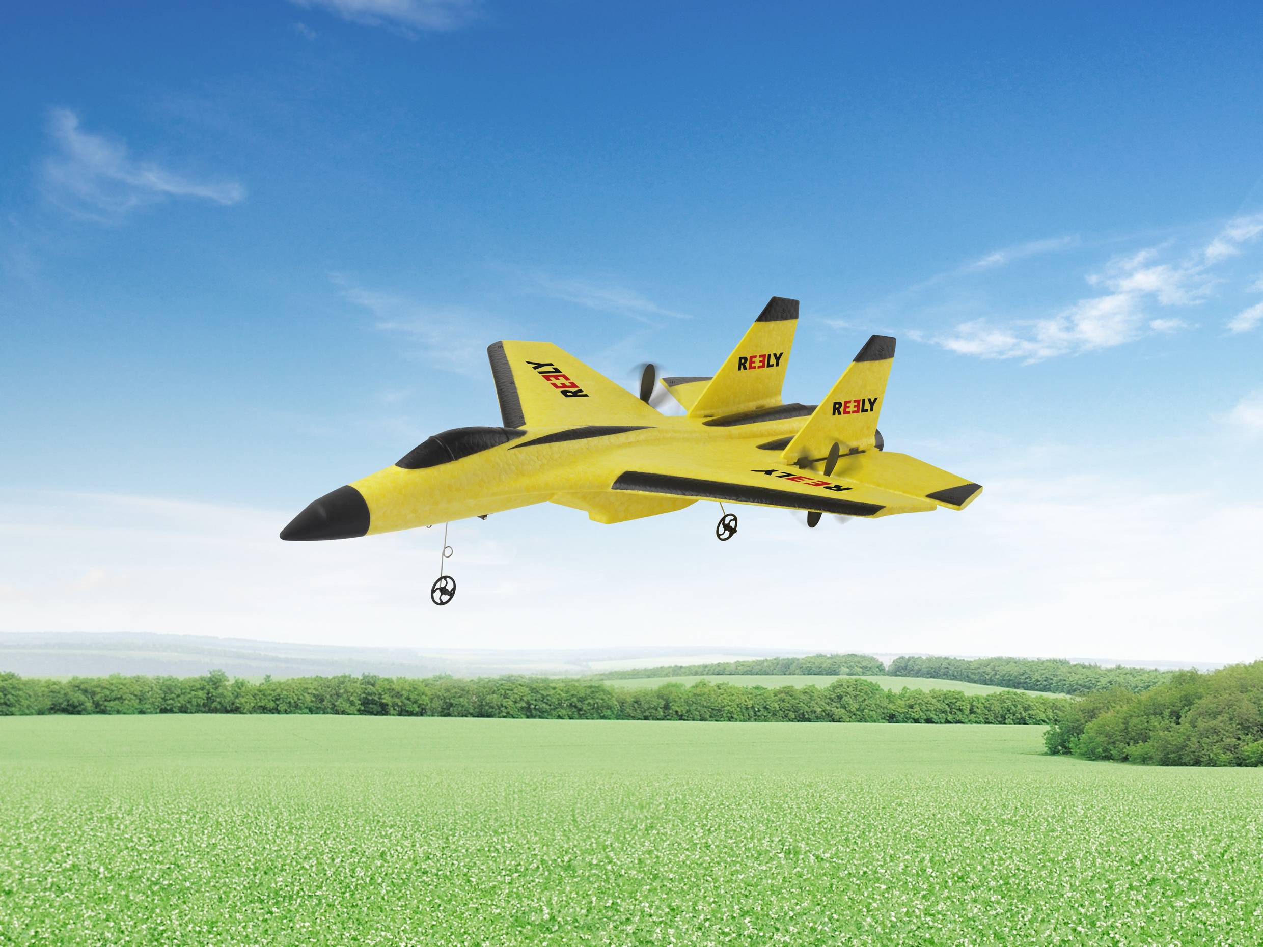 Reely Jet RC Einsteiger Modellflugzeug RtF 285 mm