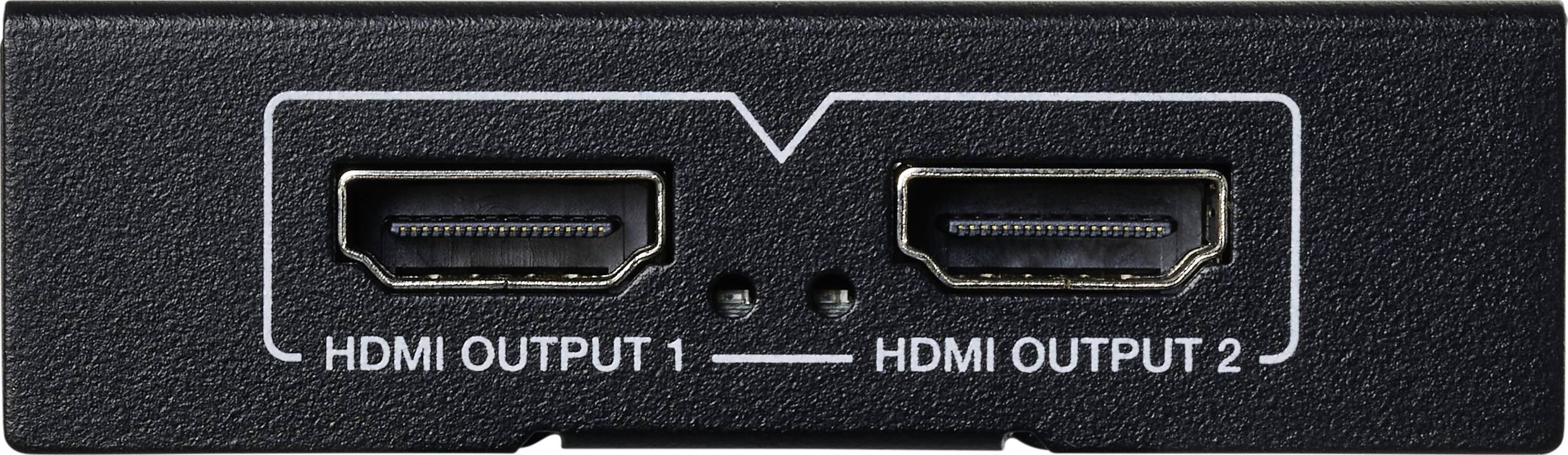 SpeaKa Professional SP-HDS-110 1+2 Port HDMI-Splitter 3840 x 2160 Pixel Schwarz