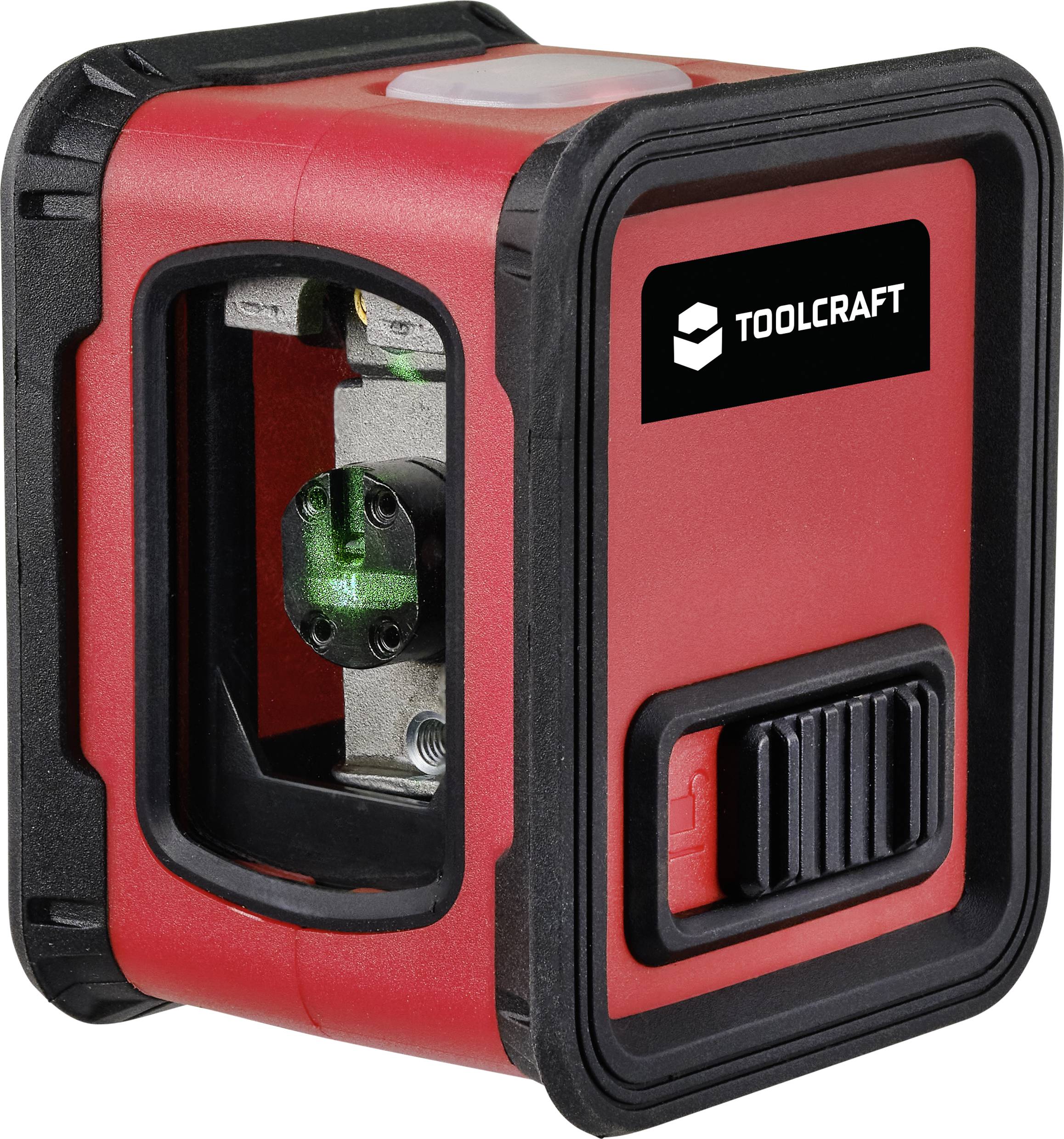 TOOLCRAFT CL12-G Kreuzlinienlaser inkl. Stativ, selbstnivellierend, grüner Laser Reichweite (max.): 12m