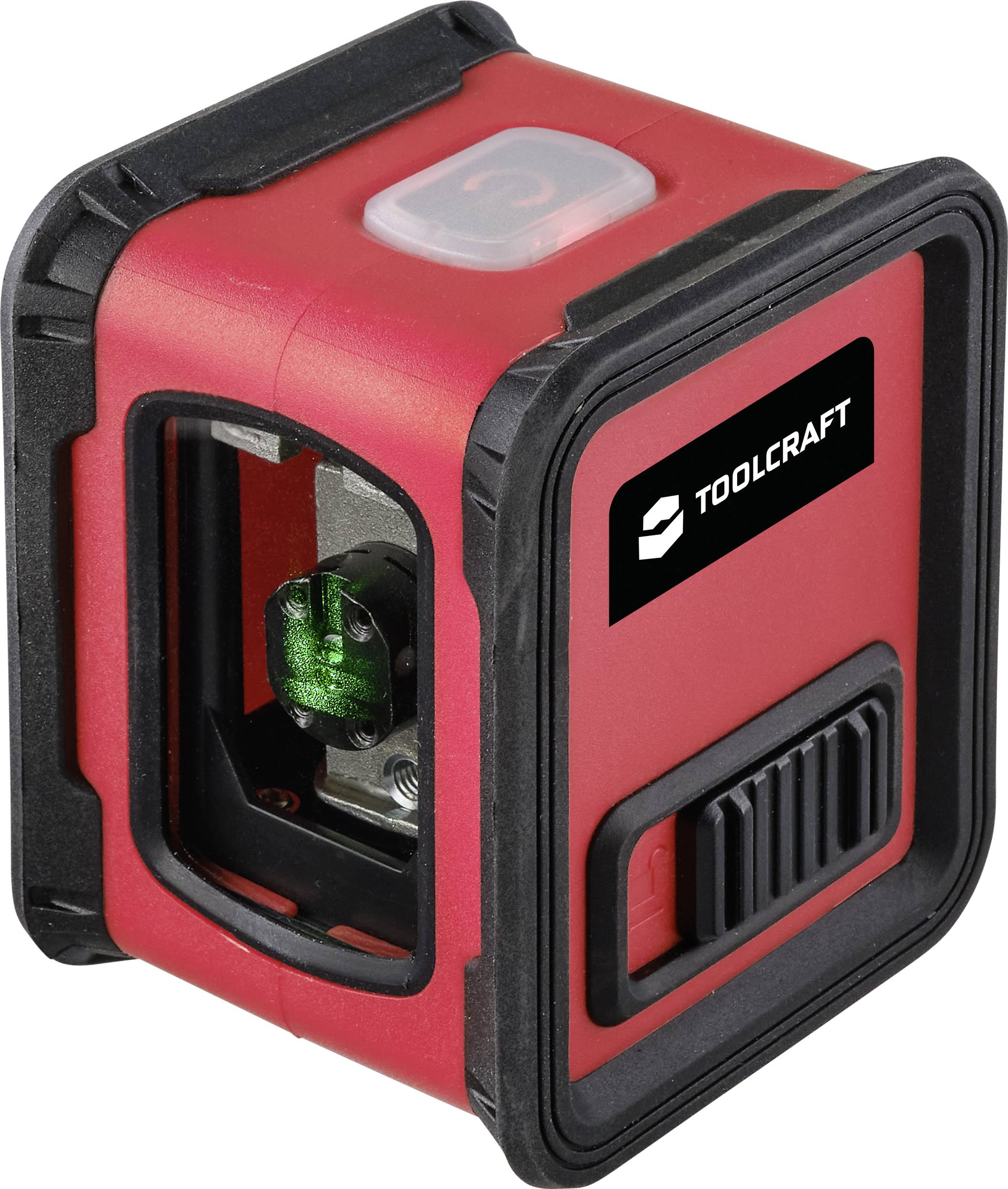 TOOLCRAFT CL12-G Kreuzlinienlaser inkl. Stativ, selbstnivellierend, grüner Laser Reichweite (max.): 12m