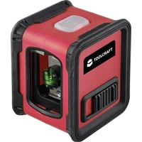TOOLCRAFT CL12-G Kreuzlinienlaser inkl. Stativ, selbstnivellierend, grüner Laser Reichweite (max.): 12m TOOLCRAFT CL12-G Kreuzlinienlaser inkl. Stativ, selbstnivellierend, grüner Laser Reichweite (max.): 12m