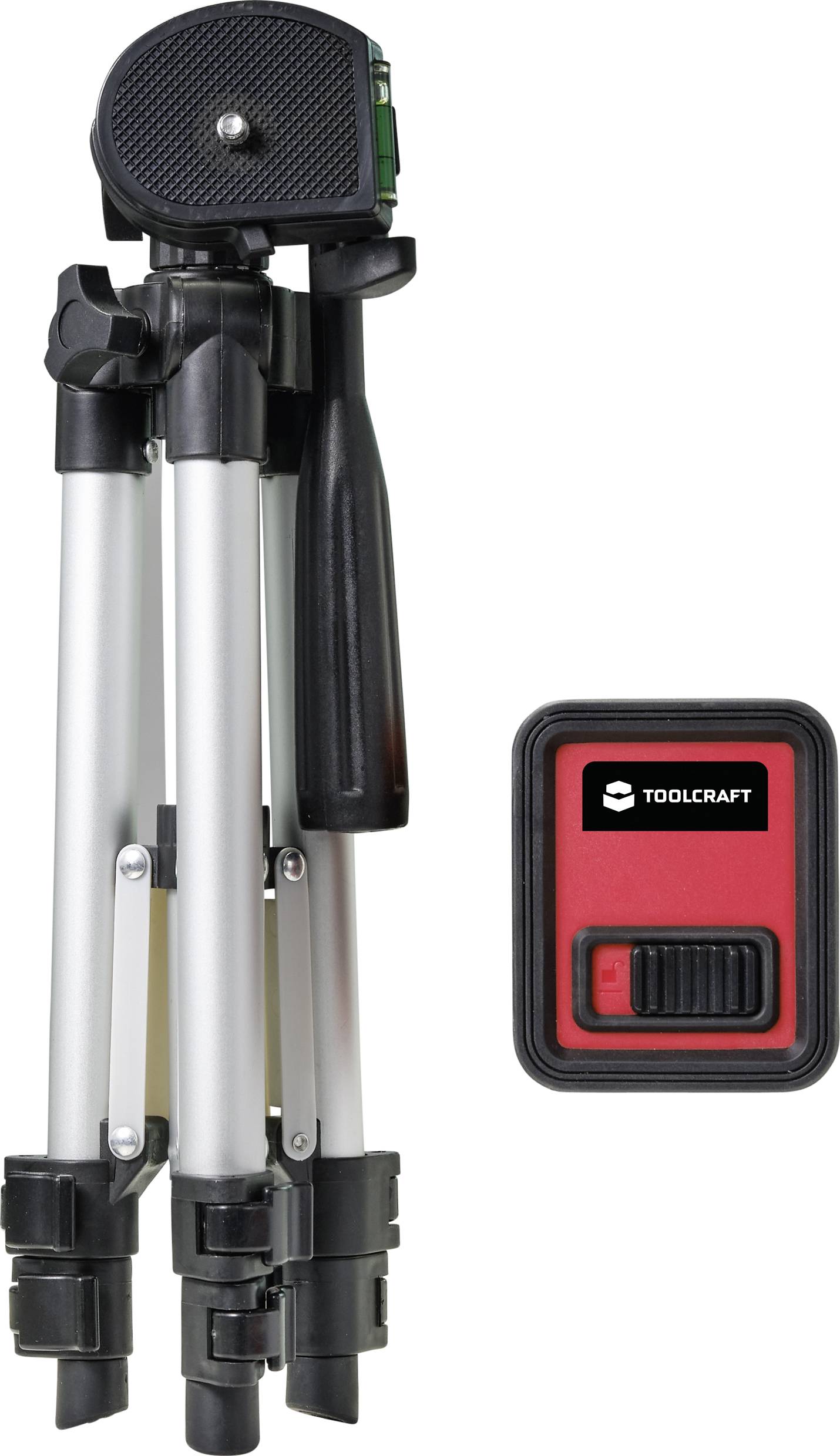 TOOLCRAFT CL12-G Kreuzlinienlaser inkl. Stativ, selbstnivellierend, grüner Laser Reichweite (max.): 12m