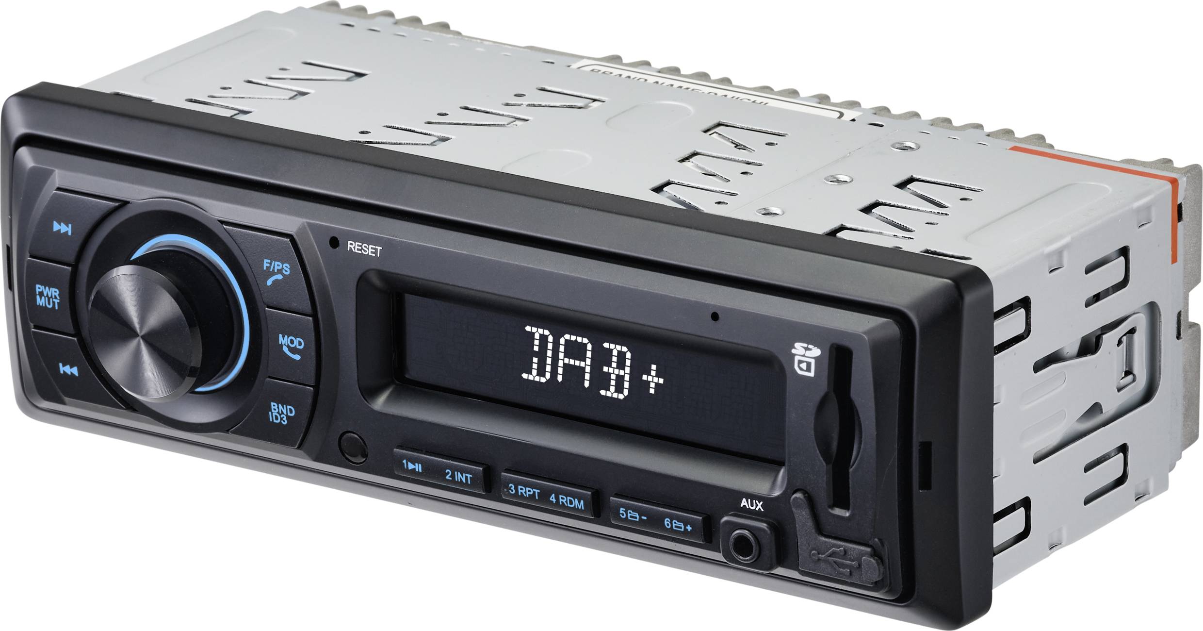 Renkforce RF-4746690 Autoradio inkl. DAB-Antenne, DAB+ Tuner, Bluetooth®-Freisprecheinrichtung