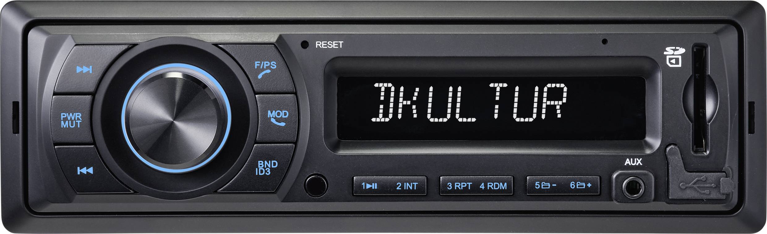 Renkforce RF-4746690 Autoradio inkl. DAB-Antenne, DAB+ Tuner, Bluetooth®-Freisprecheinrichtung