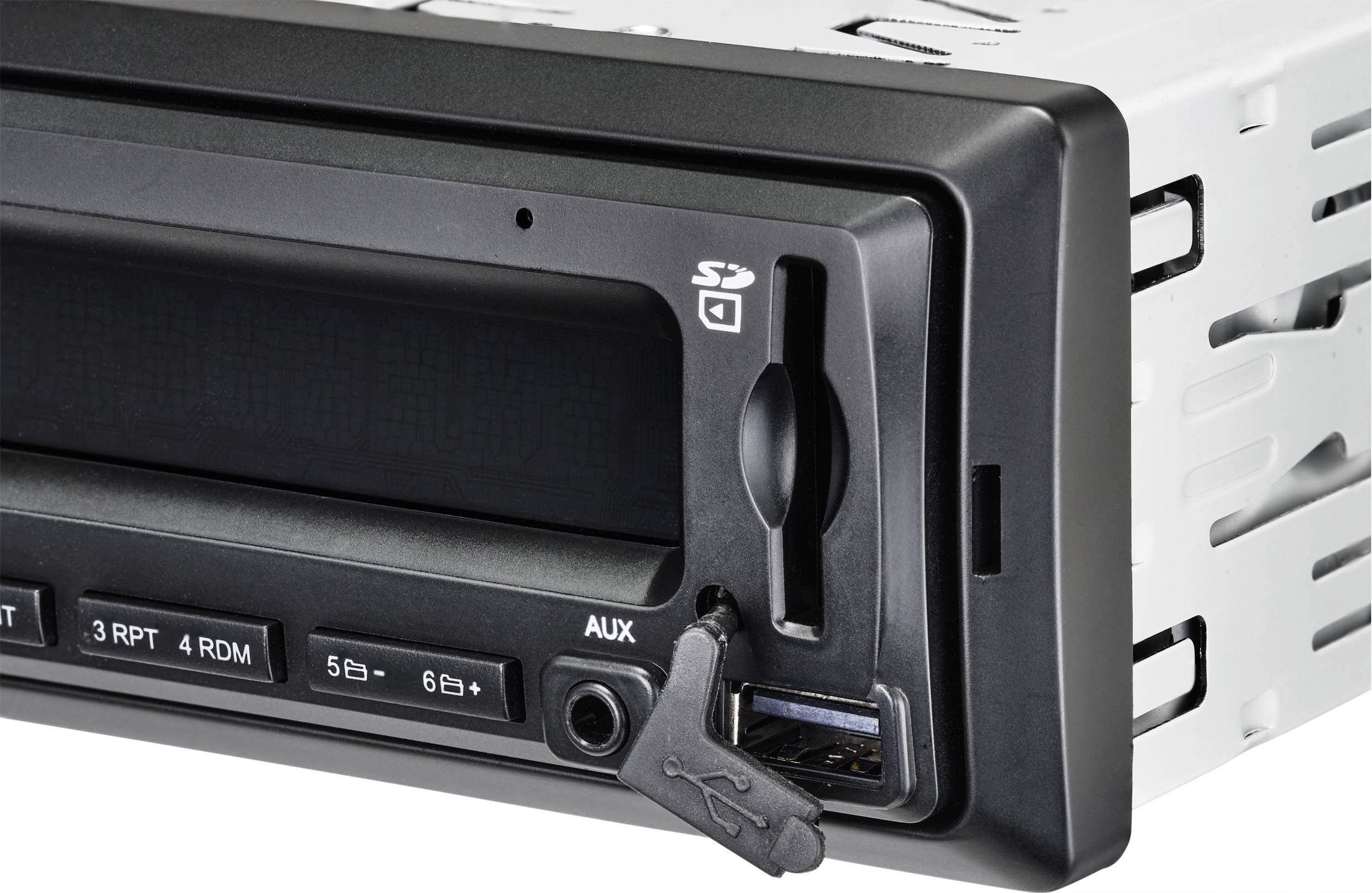 Renkforce RF-4746690 Autoradio inkl. DAB-Antenne, DAB+ Tuner, Bluetooth®-Freisprecheinrichtung