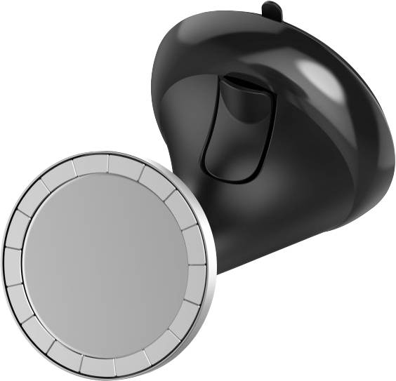 Hama MagLock Saugnapf Handy-Kfz-Halterung 360° drehbar, Magnetbefestigung