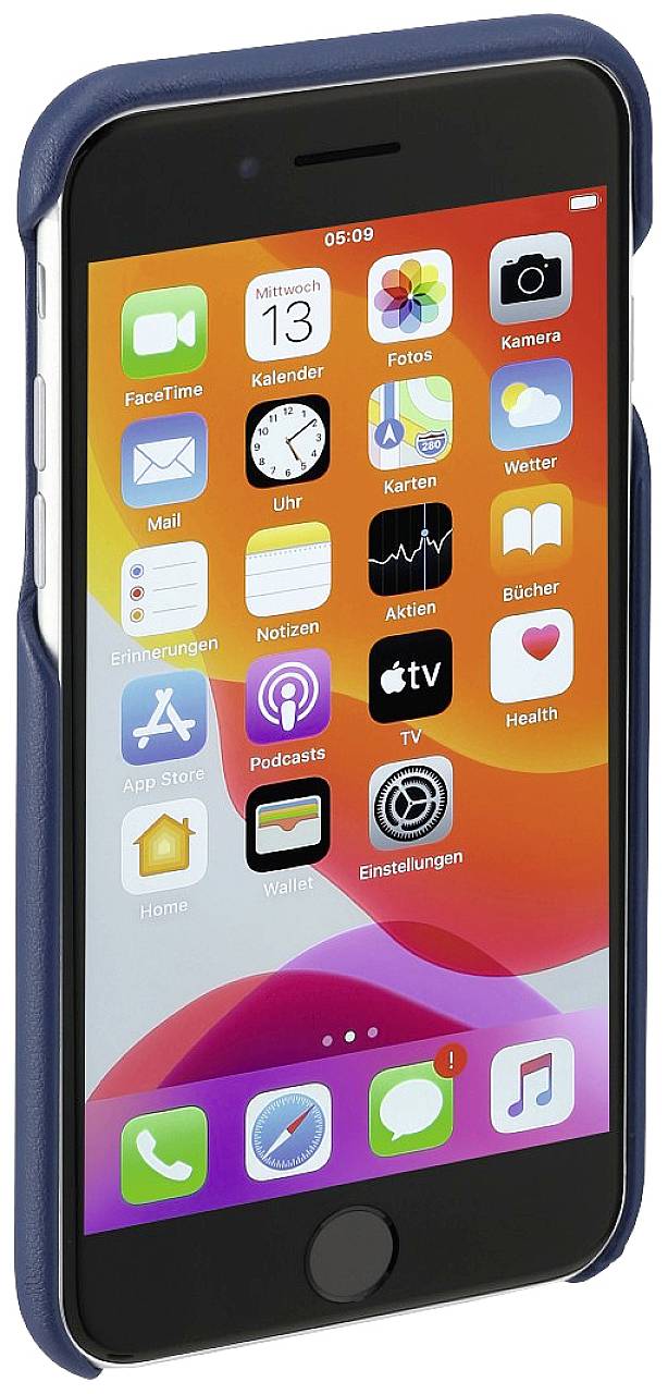 Hama Finest Sense Cover Apple iPhone 6, iPhone 6S, iPhone 7, iPhone 8, iPhone SE (2020) Blau 00196844
