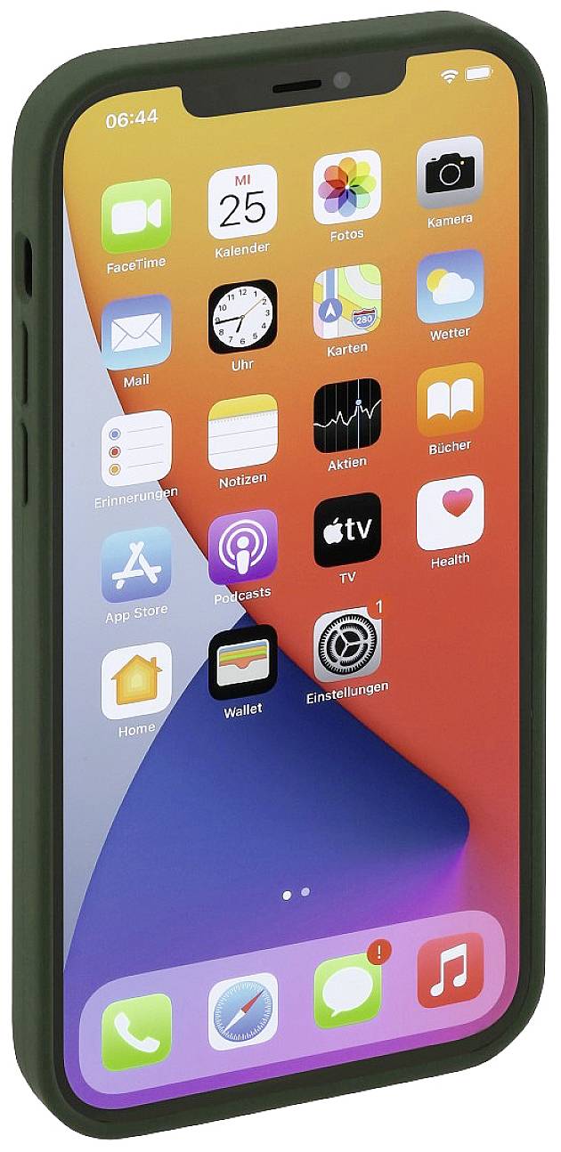 Hama MagCase Finest Feel PRO Cover Apple iPhone 12, iPhone 12 Pro Grün MagSafe kompatibel 00196797