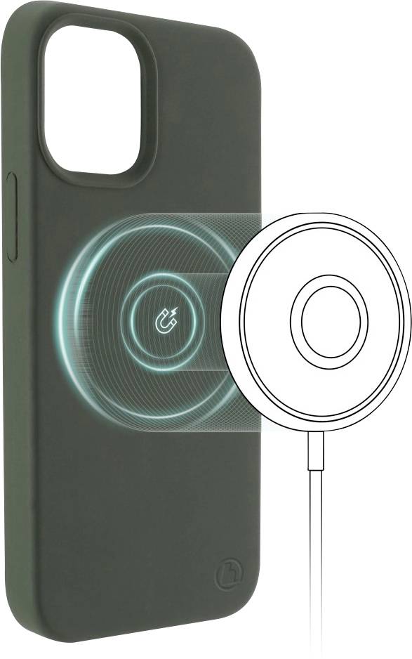 Hama MagCase Finest Feel PRO Cover Apple iPhone 12 mini Grün MagSafe kompatibel 00196796