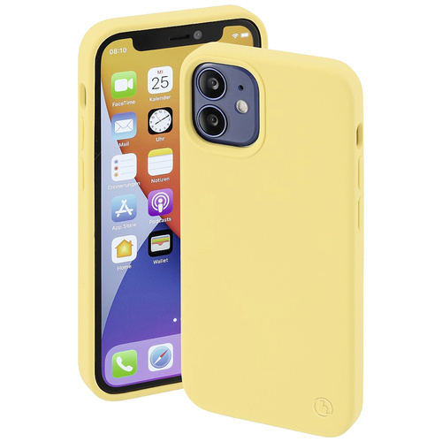 Hama MagCase Finest Feel PRO Cover Apple iPhone 12 mini Gelb MagSafe kompatibel