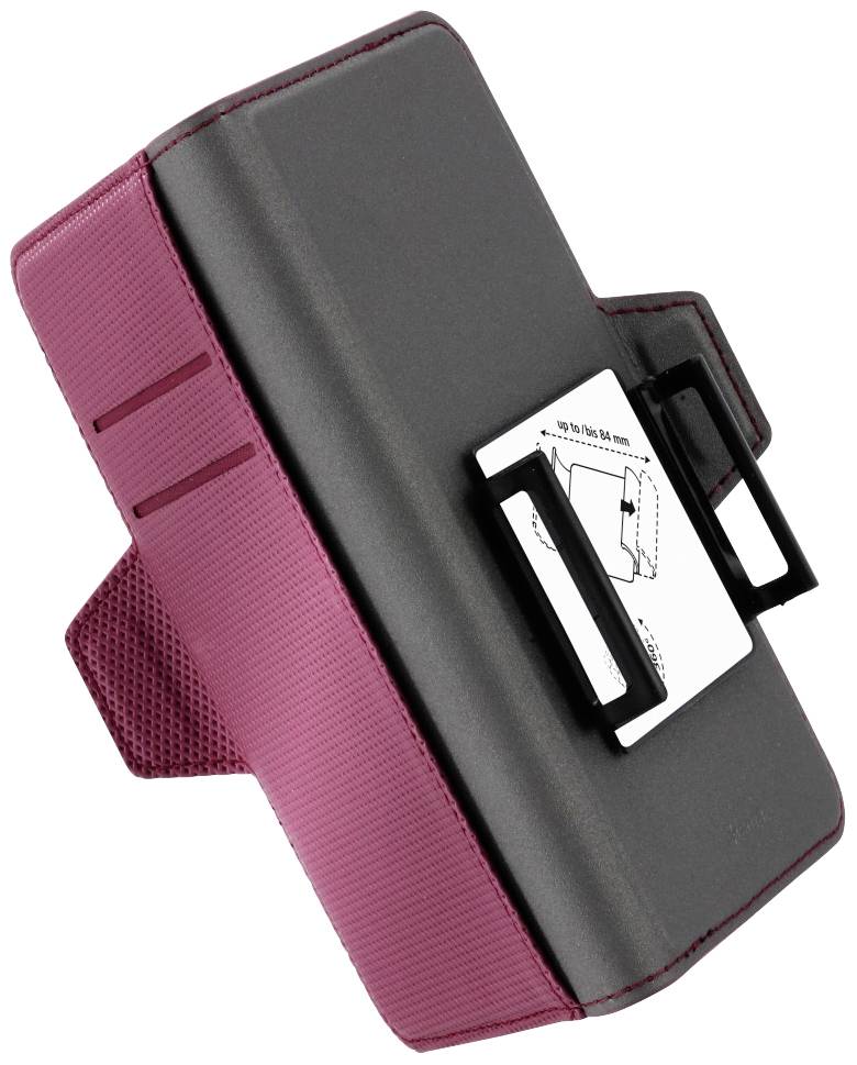 Hama Smart Move - Metallic Booklet Universal Universal Rubin-Rot