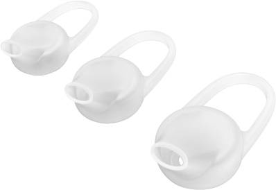 Hama MyVoice1500 Handy In Ear Headset Bluetooth® Mono Weiß Lautstärkeregelung