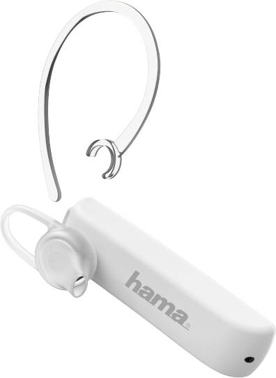 Hama MyVoice1500 Handy In Ear Headset Bluetooth® Mono Weiß Lautstärkeregelung