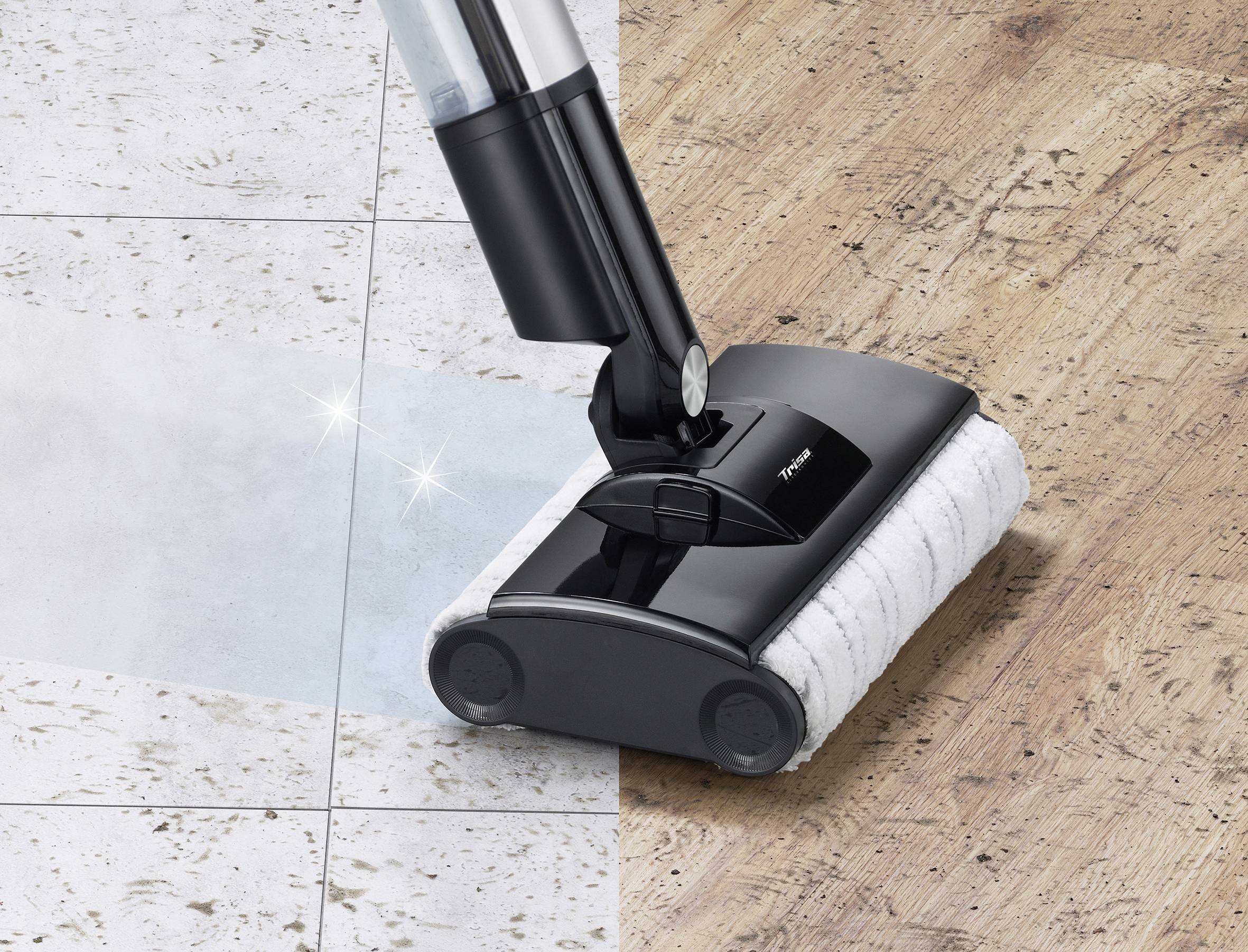 Trisa Wet Clean Comfort T9746 Hartbodenreiniger 60 W inkl. Akku