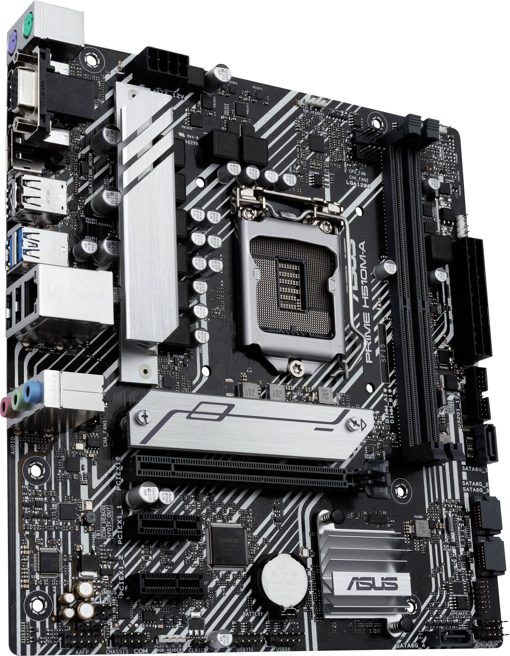 Asus PRIME H510M-A Mainboard Sockel (PC) Intel® LGA 1200 Formfaktor (Details) Micro-ATX Mainboard-Chipsatz Intel® H510