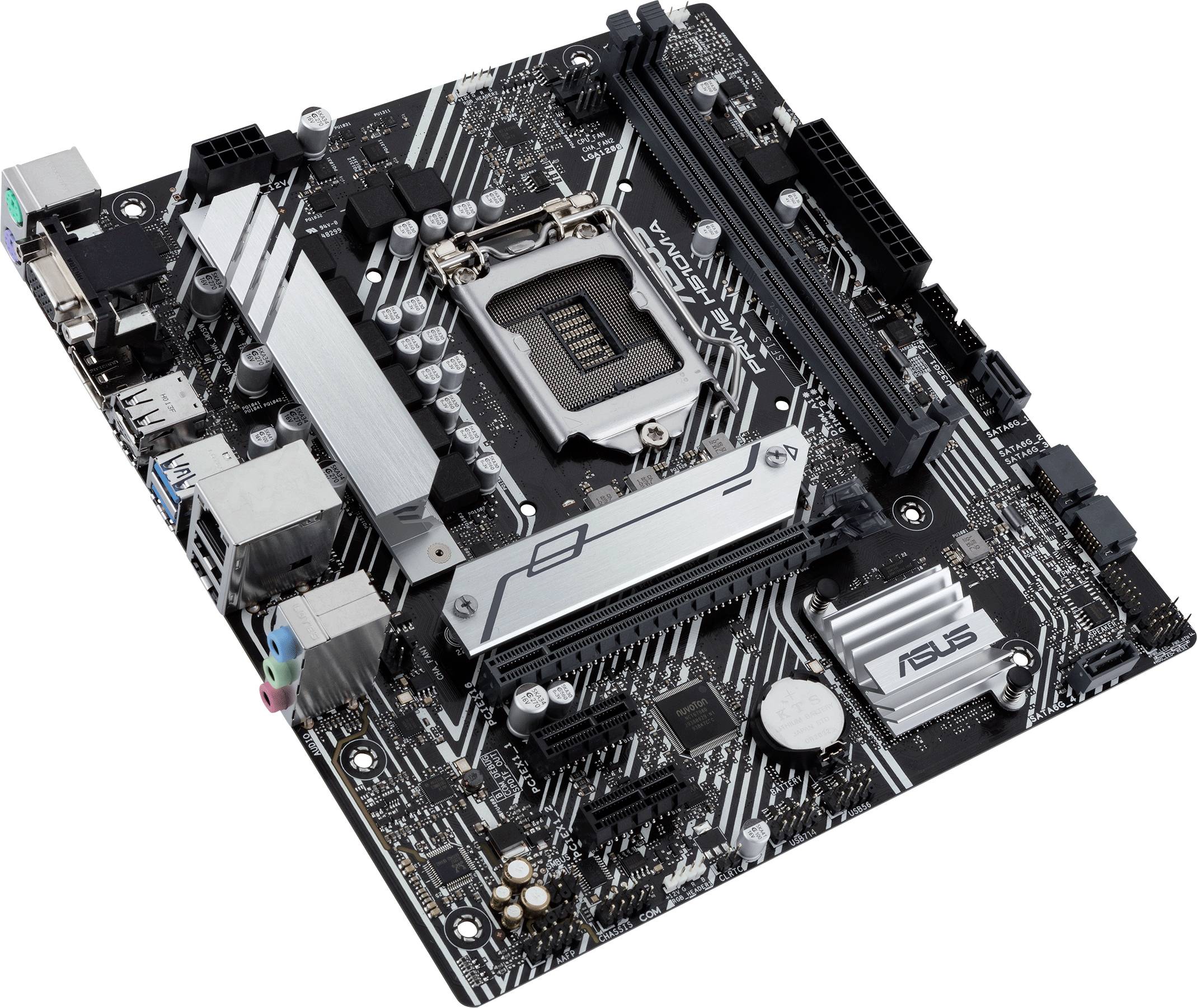 Asus PRIME H510M-A Mainboard Sockel (PC) Intel® LGA 1200 Formfaktor (Details) Micro-ATX Mainboard-Chipsatz Intel® H510