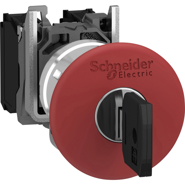 Schneider Electric XB4BS9442 Not-Aus-Taster verriegelbar 600V 3A 1 Öffner IP66, IP67, IP69, IP69K 1St.