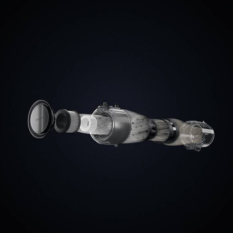 Dreame 390365 Zyklon-Handstaubsauger 25.2V inkl. Akku, Beutellos, mit Display 390365