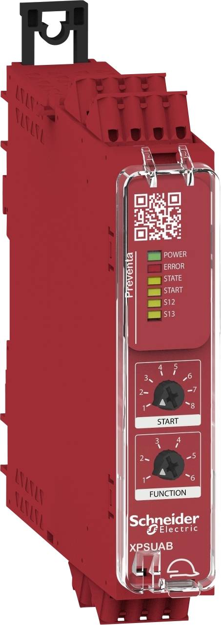 Sicherheitsrelais XPSUAB31CC Schneider Electric 1 Wechsler (B x H x T) 22.5 x 100 x 120 mm LED-Anzeige 1 St.