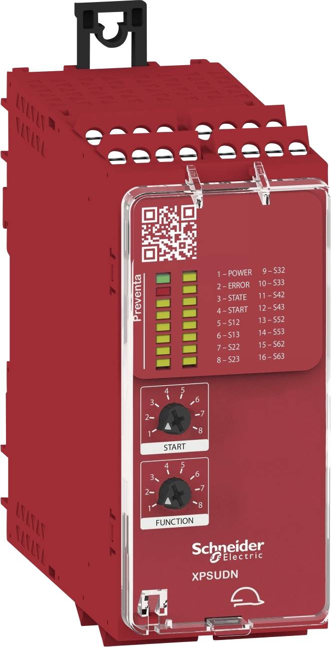 Schneider Electric Sicherheitsrelais XPSUDN33AP 3 Schließer, 1 Öffner (B x H x T) 45 x 100 x 120mm LED-Anzeige 1St.