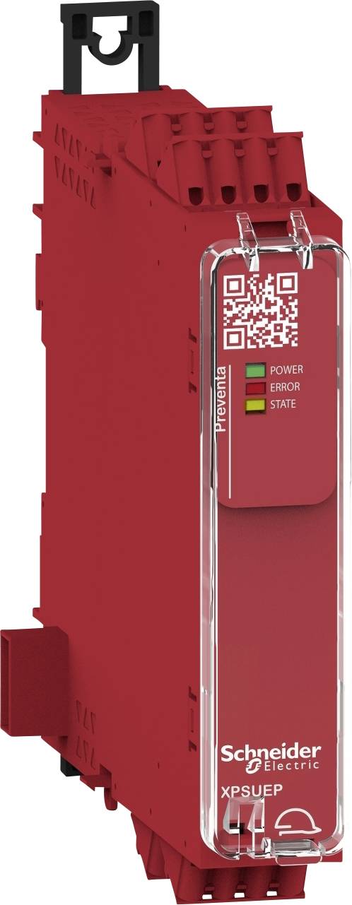 Schneider Electric Sicherheitsrelais XPSUEP14AC Betriebsspannung: 24V DC/AC 4 Schließer, 2 Öffner (B x H x T) 22.5 x 100 x 120mm