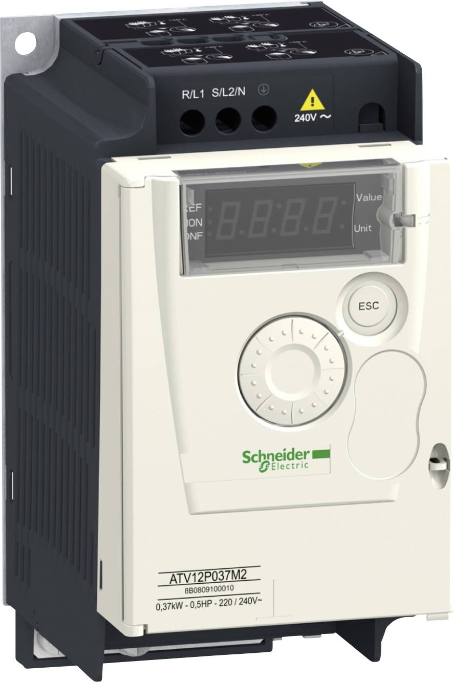 Schneider Electric Frequenzumrichter ATV12P037M2 0.37 kW 1phasig 200 V, 240 V