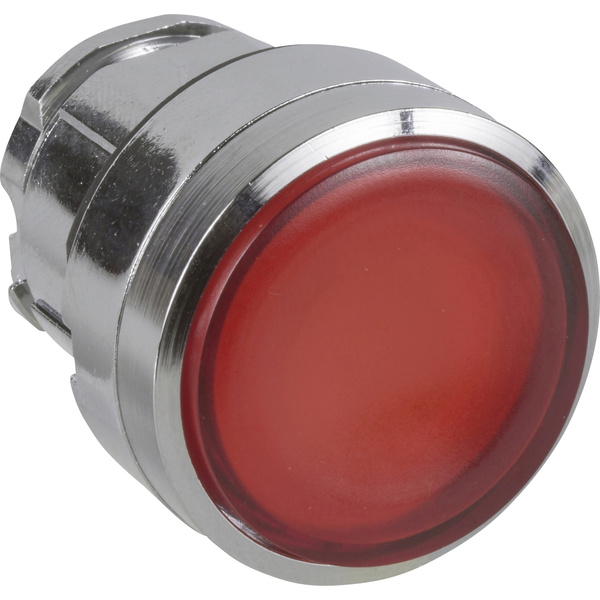 Schneider Electric ZB4BH0483 Frontelement für Leuchtdrucktaster (Ø) 22mm unbeschriftet Chrom, Rot 1St.