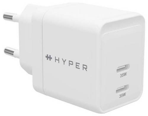 Targus HyperJuice Netzteil / Stromversorgung 35 W 2x USB-C® Weiß Innenbereich