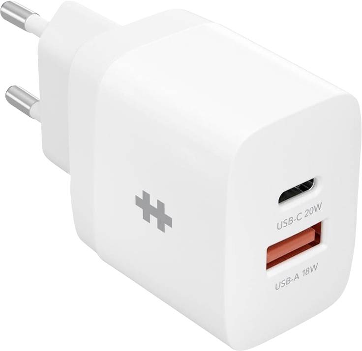 Targus HyperJuice Netzteil / Stromversorgung 20 W, 18 W USB-C®, USB-A Weiß Steckdose, Innenbereich
