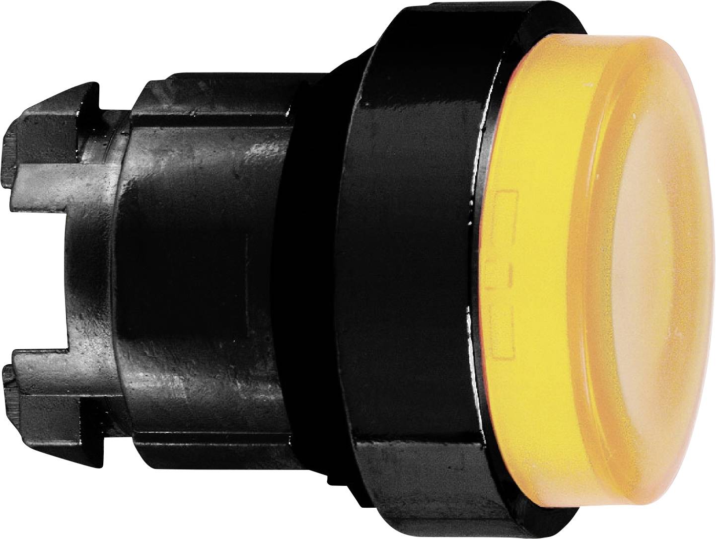 Schneider Electric ZB4BW1537 ZB4BW1537 Frontelement für Leuchtdrucktaster rückstellbar (Ø) 22 mm unbeschriftet Schwarz, Gelb 1 St.