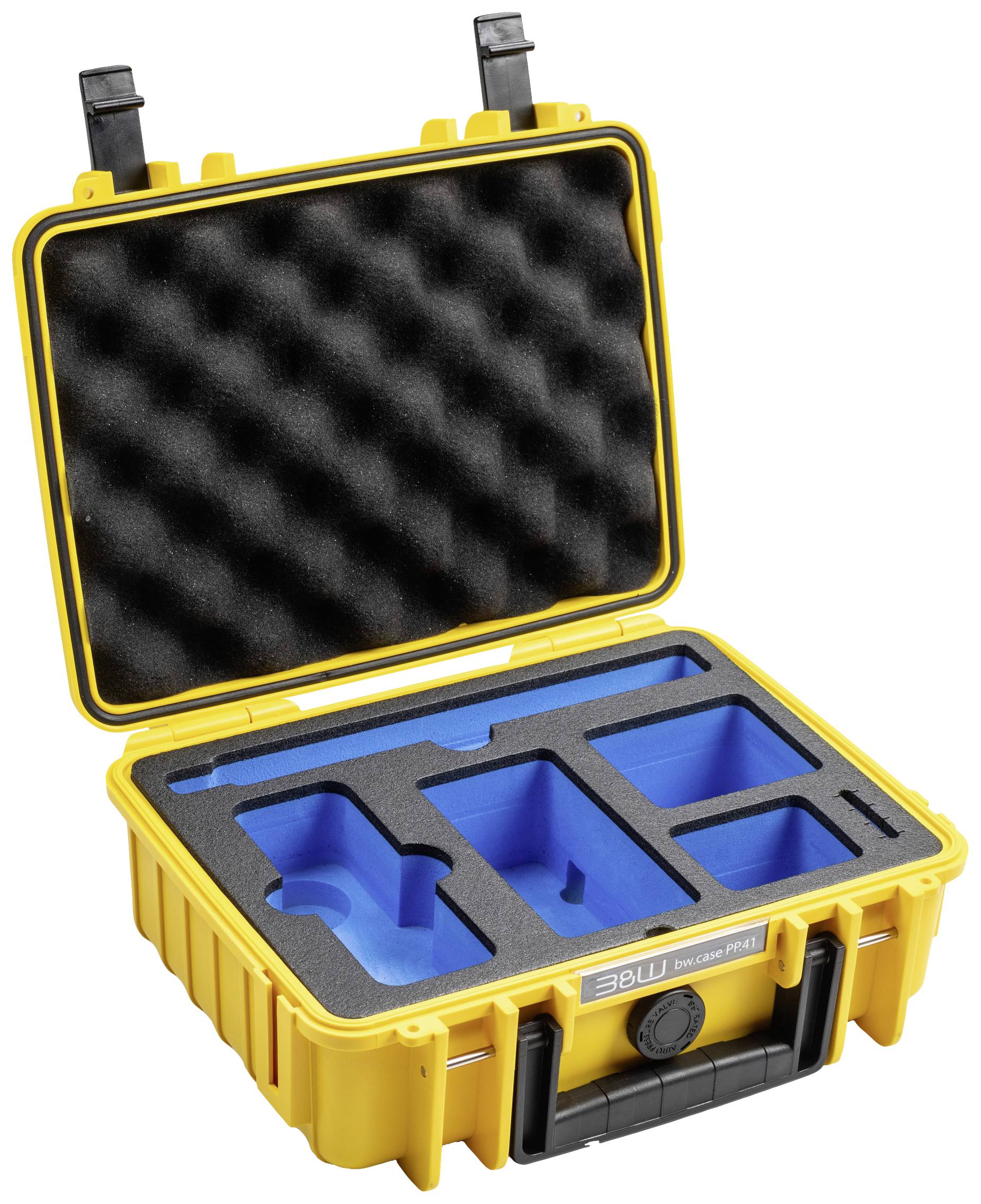 B & W International Transportkoffer action.case PP.41.InstaX4 4.1l (B x H x T) 270 x 215 x 105mm Gelb PP.41.Y.InstaX4
