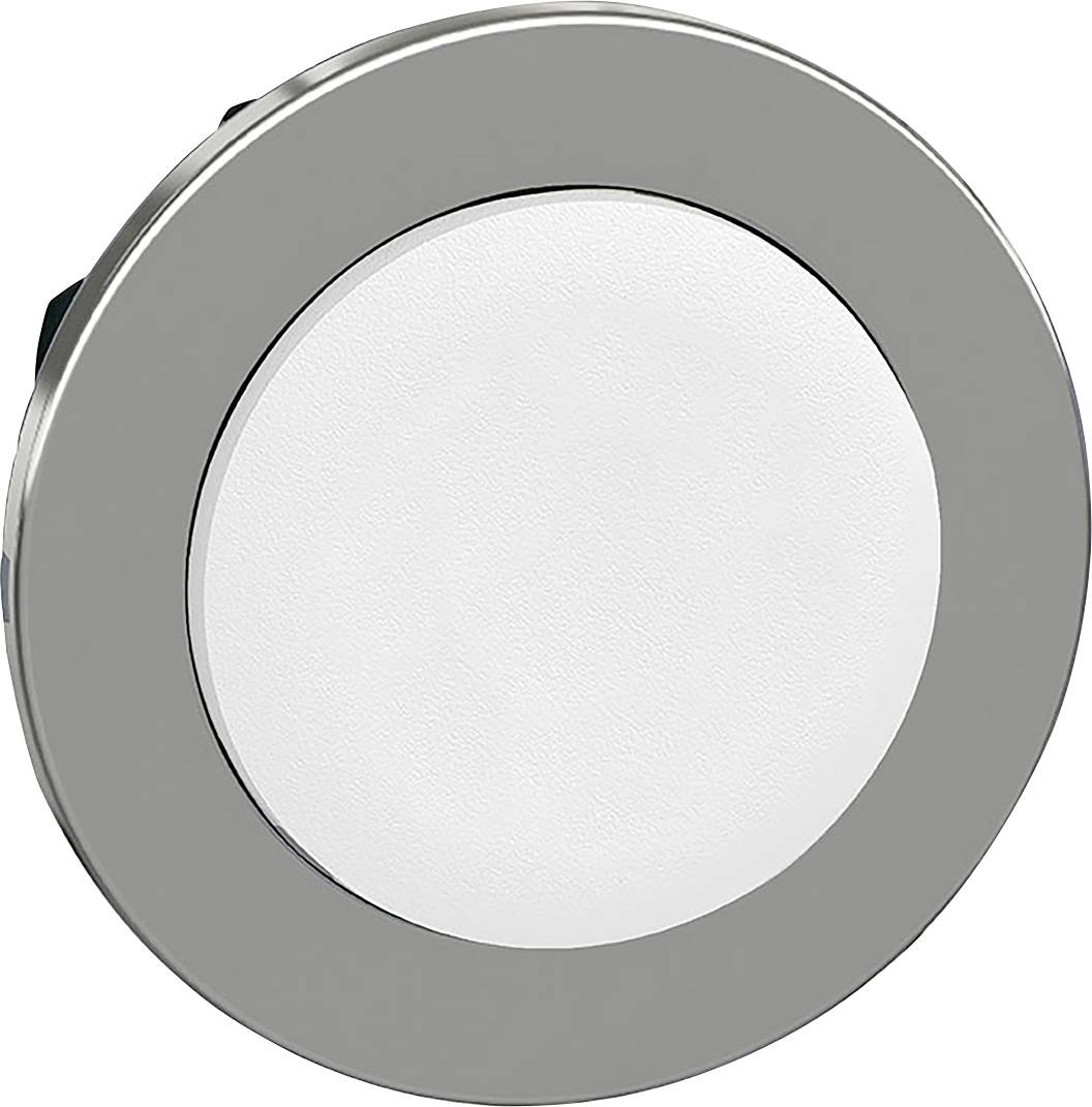Runde, silberne LED-Einbauleuchte mit weißem Lichtaustritt. Ideal für moderne Innenraumbeleuchtung.