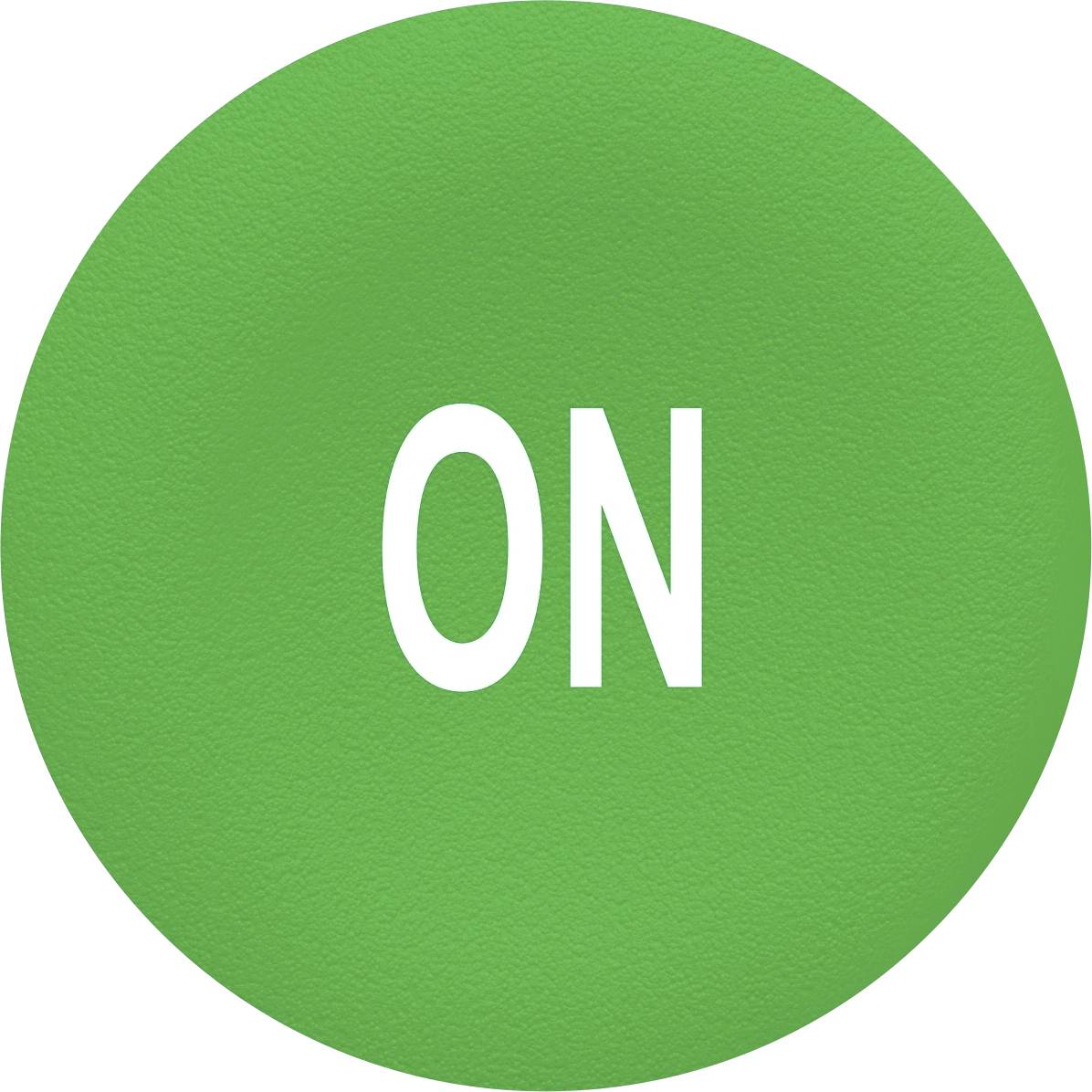 Ein grüner Kreis mit dem Wort 'ON' in der Mitte, symbolisiert aktiviert oder eingeschaltet.