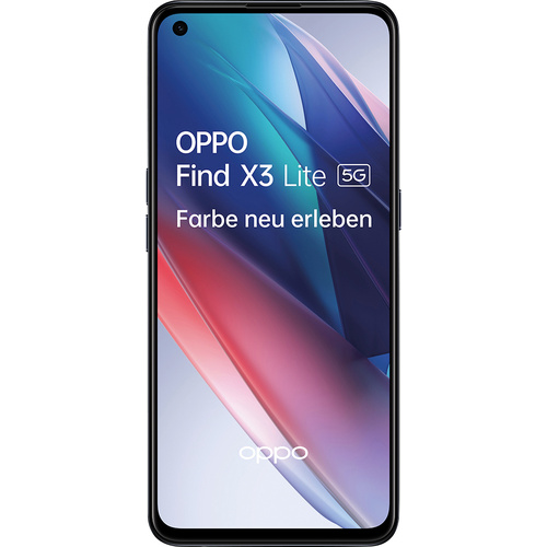 OPPO Find X3 lite 5G Smartphone 128GB 16.3cm (6.4 Zoll) Schwarz Android™ 11 Dual-SIM