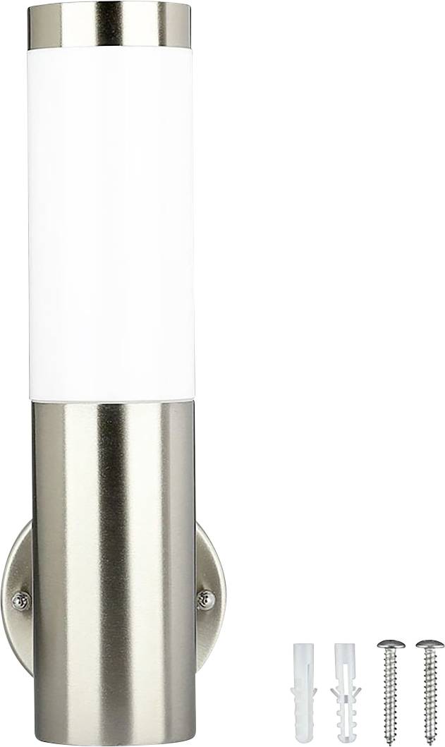 V-TAC VT-833 8624 LED-Außenwandleuchte E27 Edelstahl