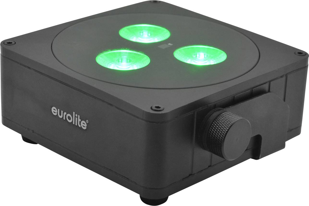 Eurolite 41700020 AKKU IP Flat Light 3sw DMX LED-Effektstrahler Anzahl LEDs (Details):3 8W