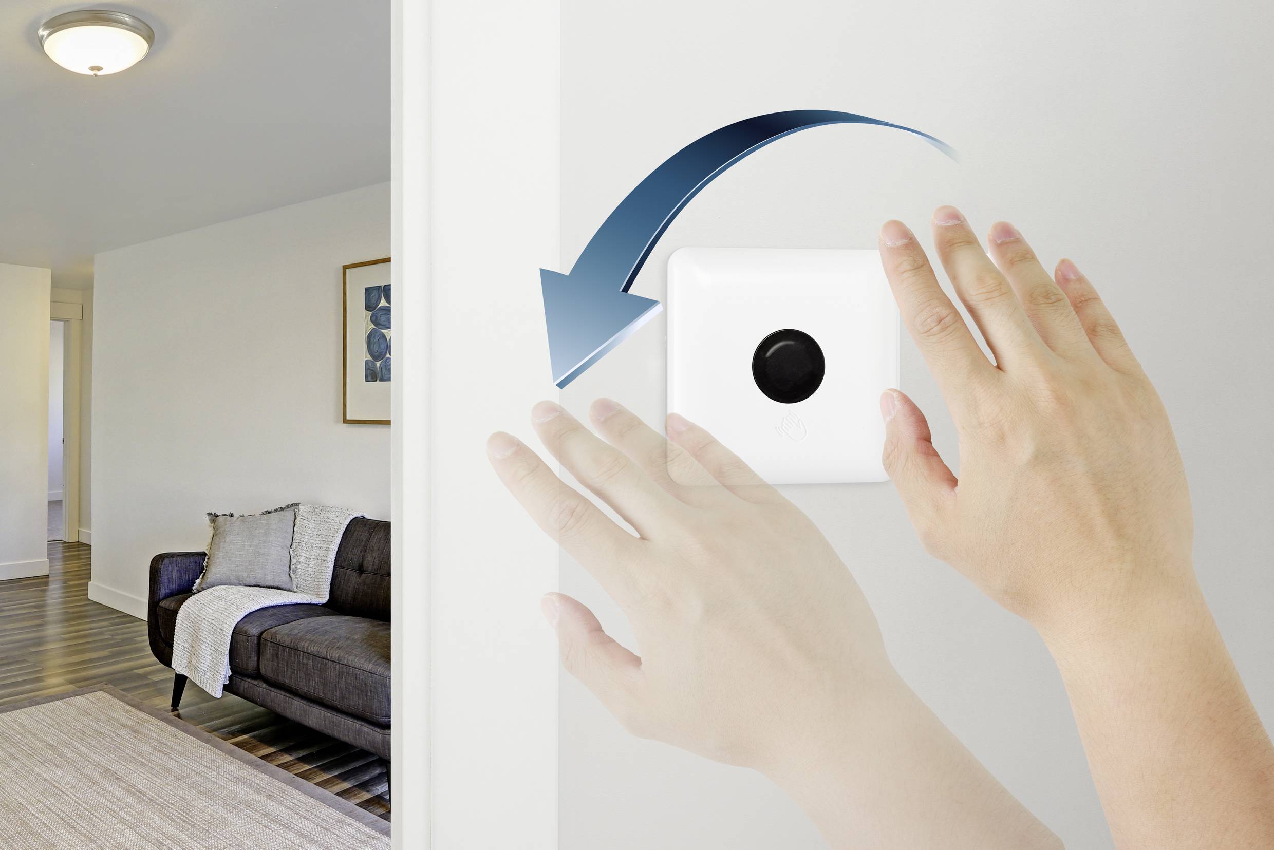 Sygonix SY-4750518 Unterputz Bewegungsmelder Weiß