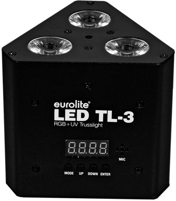 Eurolite 51915445 TL-3 RGB+UV Trusslight LED-Effektstrahler Anzahl LEDs (Details):3 7W