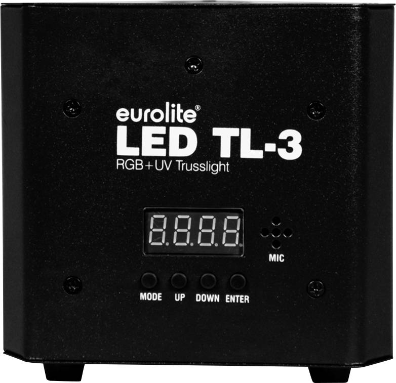 Eurolite 51915445 TL-3 RGB+UV Trusslight LED-Effektstrahler Anzahl LEDs (Details):3 7W