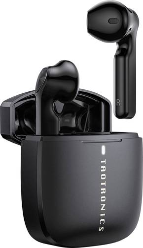 Taotronics TT-BH092 In Ear Kopfhörer Bluetooth® Schwarz Headset, Lautstärkeregelung, Touch-Steuer