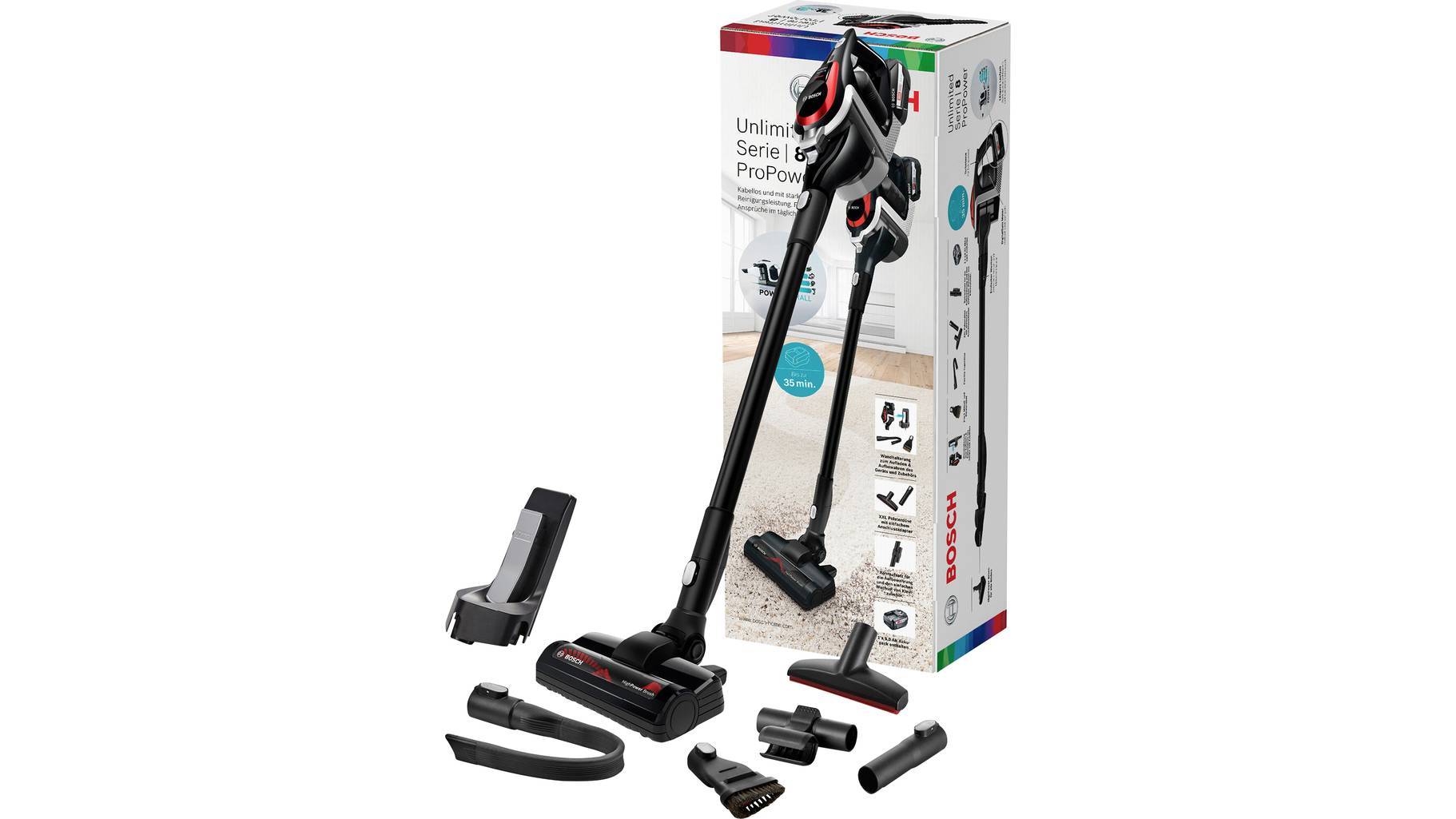 Bosch Home and Garden Unlimited Serie 8 AkkuHandstaubsauger 18V Beutellos versandkostenfrei Bosch Home and Garden Unlimited Serie 8 AkkuHandstaubsauger 18V Beutellos versandkostenfrei
