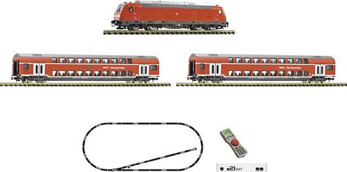 Fleischmann 931897 N z21start DigitalSet Diesellok BR 245 mit Personenzug der DB-AG