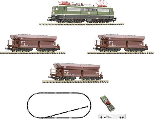 Fleischmann 931896 N z21start DigitalSet E-Lok BR 151 mit Güterzug, DB (DC)