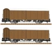 Fleischmann 826213 N 2er-Set Gedeckte Güterwagen der DB-AG Fleischmann 826213 N 2er-Set Gedeckte Güterwagen der DB-AG